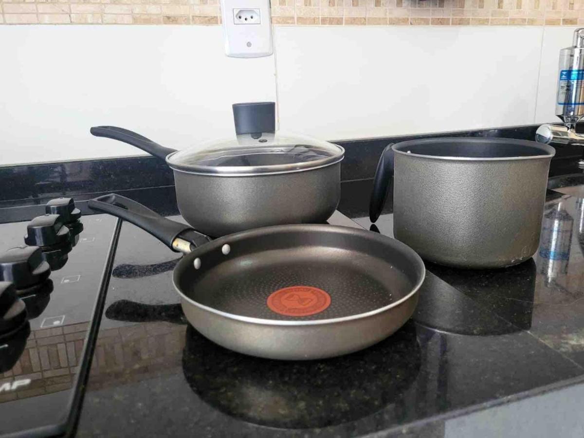 Grande Apt No Centro C/ Cozinha Completa Varanda Poços de Caldas Exterior foto